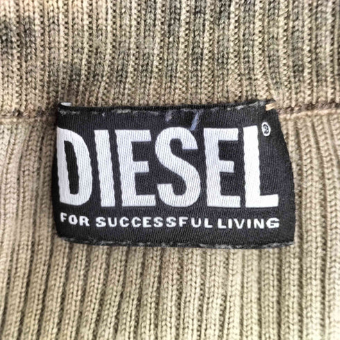 ディーゼル DIESEL レース切替 ハーフジップ ニット レディース