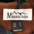 マナスタッシュ MANASTASH PRIMALOFT プリマロフト 中綿 ブラックウォッチ柄 チェック ノーカラー ジャケット メンズ M