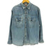 リーバイス Levis 90S OLD オレンジ タブ デニム ウエスタン シャツ メンズ import:L