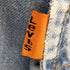 リーバイス Levis 90S OLD オレンジ タブ デニム ウエスタン シャツ メンズ import:L