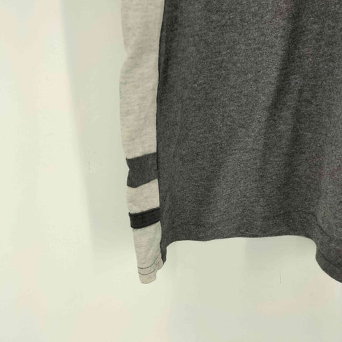 ビューグルボーイ Bugle Boy 90S OLD USA製 バイカラー スイッチング Vネック Tシャツ メンズ import:XL