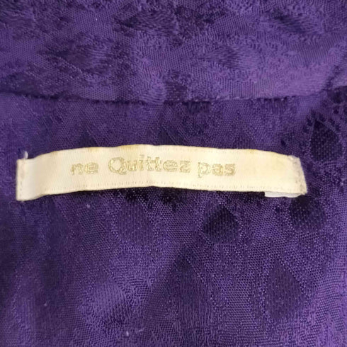 ヌキテパ NE QUITTEZ PAS 総柄 レーヨン ワンピース レディース