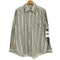 インターメッツォ INTERMEZZO ベロア ストライプ長袖シャツ メンズ import:XL