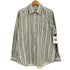 インターメッツォ INTERMEZZO ベロア ストライプ長袖シャツ メンズ import:XL