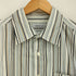 インターメッツォ INTERMEZZO ベロア ストライプ長袖シャツ メンズ import:XL
