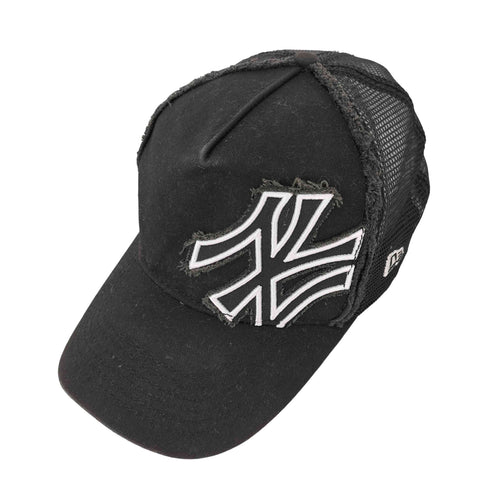 ニューエラ NEW ERA ダメージ加工 ロゴ刺繍 メッシュキャップ メンズ