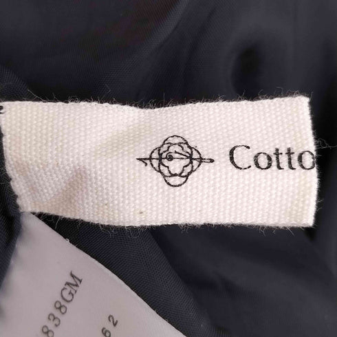 コットンハウスアヤ Cotton House Aya ウール混 ワイド クロップドパンツ レディース JPN:M