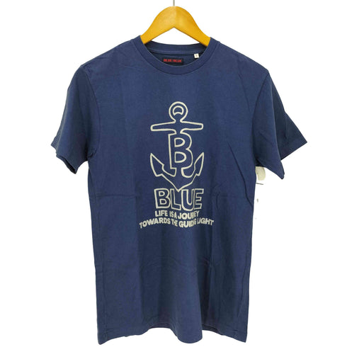 ブルーブルー BLUE BLUE シングルステッチ イカリ プリント 半袖 Tシャツ メンズ 2