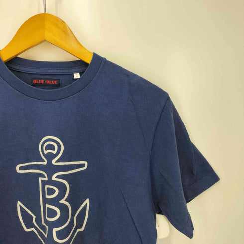 ブルーブルー BLUE BLUE シングルステッチ イカリ プリント 半袖 Tシャツ メンズ 2