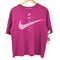 ナイキ NIKE スウォッシュ ロゴ プリント クロップド Tシャツ レディース JPN:M