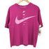 ナイキ NIKE スウォッシュ ロゴ プリント クロップド Tシャツ レディース JPN:M