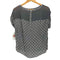 ポールスミスブラックレーベル Paul Smith BLACK LABEL ドット シアー 半袖ブラウス レディース 40