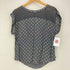 ポールスミスブラックレーベル Paul Smith BLACK LABEL ドット シアー 半袖ブラウス レディース 40