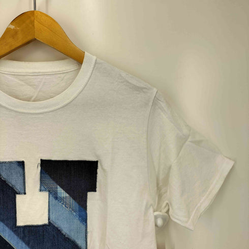 ハリウッドランチマーケット HOLLYWOOD RANCH MARKET H.R.REMAKE ロゴ ワッペン Tシャツ メンズ JPN:2