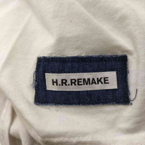 ハリウッドランチマーケット HOLLYWOOD RANCH MARKET H.R.REMAKE ロゴ ワッペン Tシャツ メンズ JPN:2