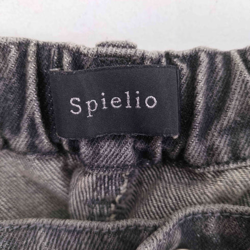 SPIELIO Vintage like foil print denim pants ヴィンテージライク箔プリントワイドデニムパンツ メンズ JPN:S