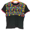 モスキーノジーンズ MOSCHINO JEANS イタリア製 スパンコール 総柄 切替 S/S Tシャツ レディース EUR:44