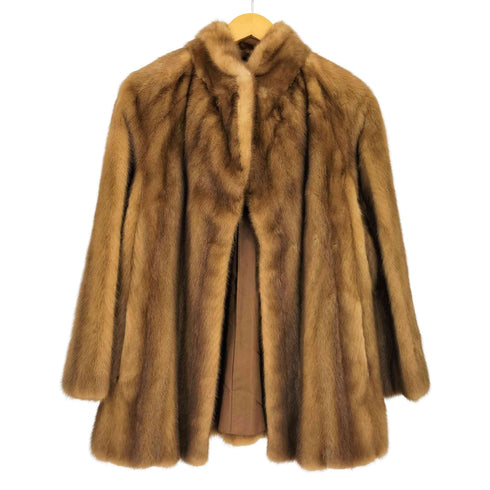 Moon bat Fur ミンクファー リアルファー ハーフ コート レディース 11