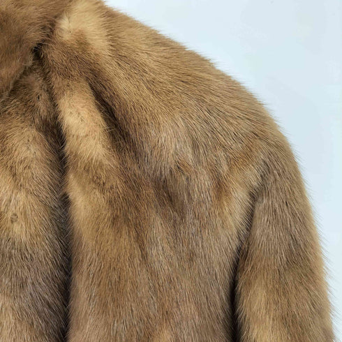 Moon bat Fur ミンクファー リアルファー ハーフ コート レディース 11