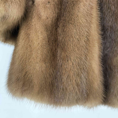 Moon bat Fur ミンクファー リアルファー ハーフ コート レディース 11