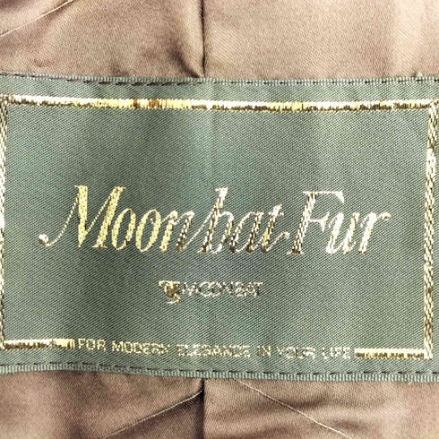 Moon bat Fur ミンクファー リアルファー ハーフ コート レディース 11
