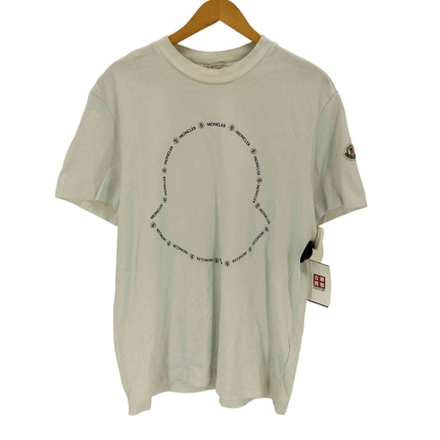 モンクレール MONCLER T SHIRT サークル ロゴ プリント 半袖 Tシャツ メンズ M
