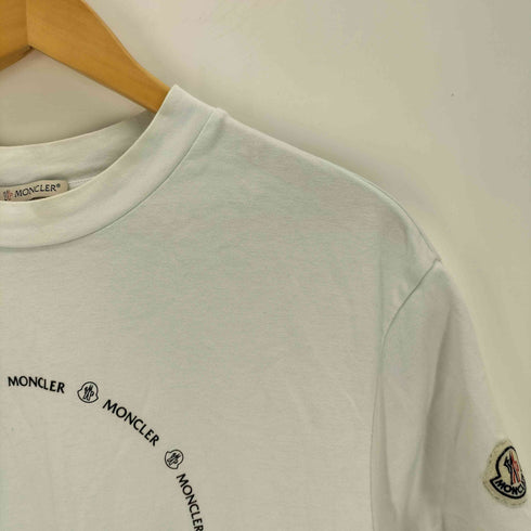 モンクレール MONCLER T SHIRT サークル ロゴ プリント 半袖 Tシャツ メンズ M