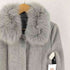 LAPEL GALLERY ANGOLA&WOOL fur アンゴラ混 襟ファー コート レディース JPN:4