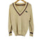 ラコステ LACOSTE MADE IN FRANCE オーガニックコットン Vネックセーター メンズ import:S