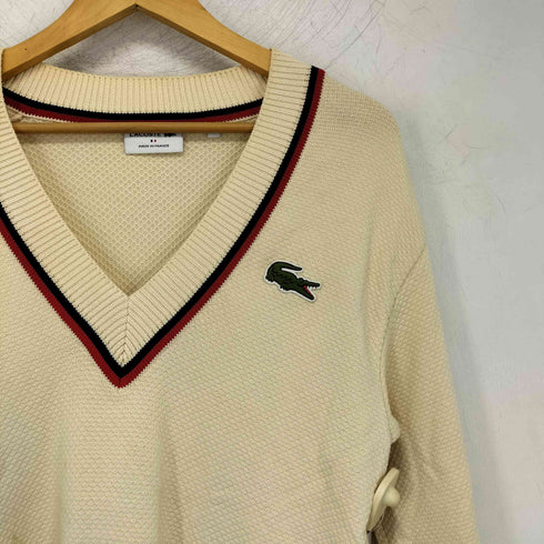 ラコステ LACOSTE MADE IN FRANCE オーガニックコットン Vネックセーター メンズ import:S