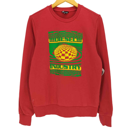 ディーゼル DIESEL S-GINN-K28 グラフィックプリント クルーネックスウェット メンズ import:S
