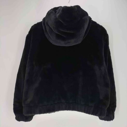 ザラ ZARA フェイクファー フーデッド ジャケット レディース import:S