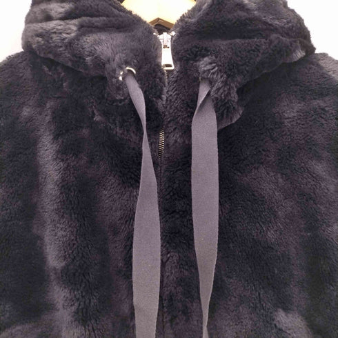 ザラ ZARA フェイクファー フーデッド ジャケット レディース import:S