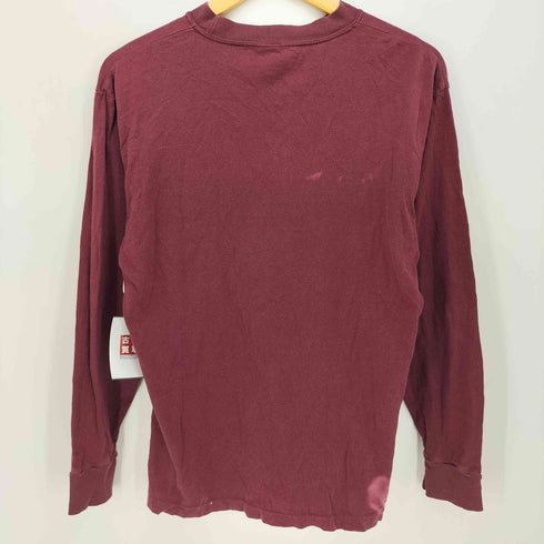 ヘインズ Hanes 90-00S シングルステッチ ブランク 長袖 Tシャツ メンズ import:M