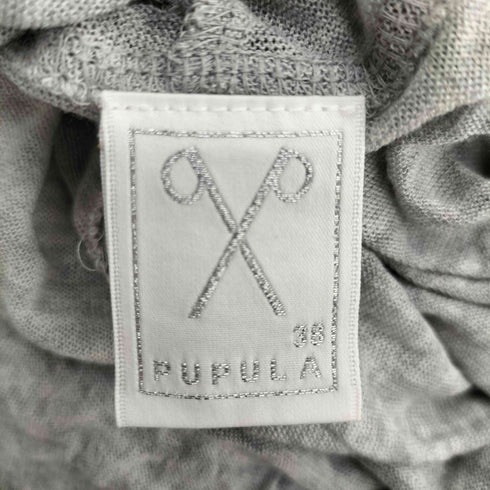 PUPULA シルク混 ハイネック カットソー レディース JPN:38