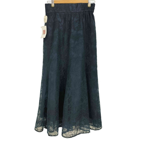 ナチュラルクチュール natural couture osono長さ変えれるチュール刺繍レーススカート レディース FREE