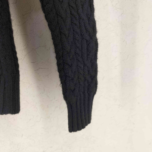 ラルフローレン RALPH LAUREN HAND KNIT ハンドニット トグルボタン ハイネック ウールニット レディース S