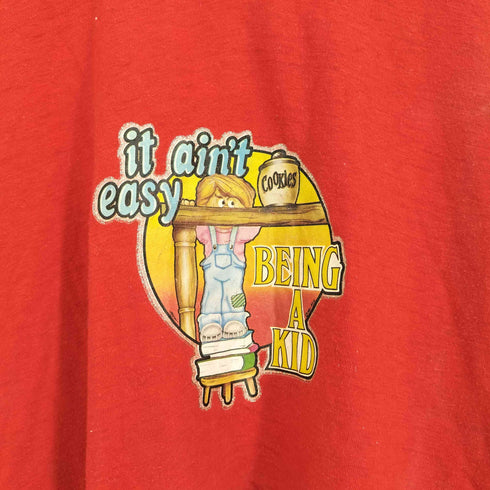 スクリーンスターズ SCREEN STARS 80S USA製 フロントプリント 半袖クルーネックTシャツ メンズ import:M