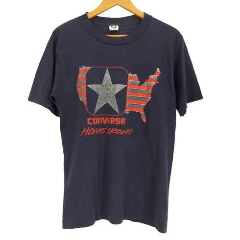 コンバース CONVERSE 80S USA製 フロントプリント 半袖Tシャツ メンズ import:L