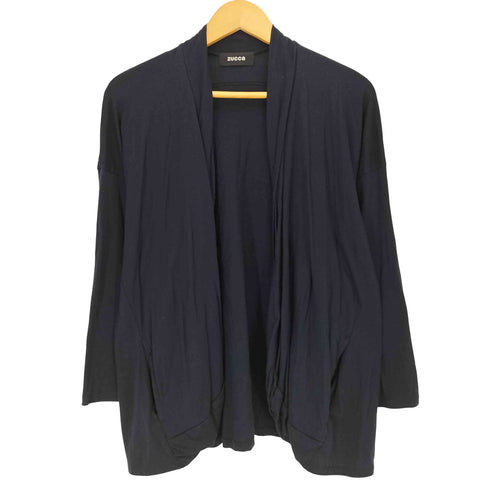 ズッカ ZUCCa レーヨン混 ショールカラー カーディガン レディース JPN:M