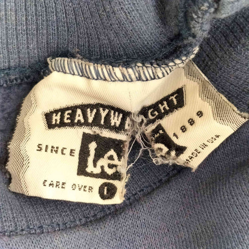 リー Lee 90S LEE HEAVY WEIGHT リブネック 無地 スウェット メンズ JPN:L