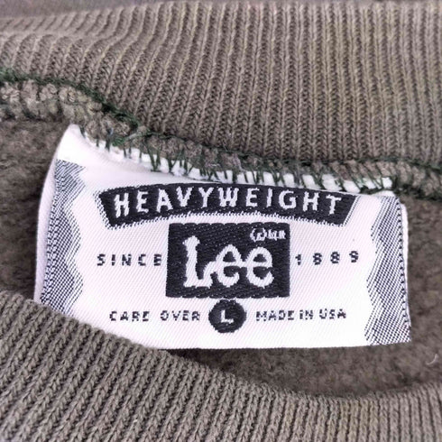 リー Lee 90S LEE HEAVY WEIGHT リブネック 無地 スウェット メンズ JPN:L