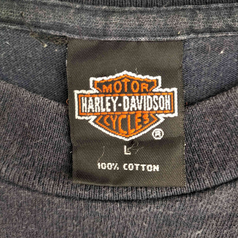 ハーレーダビッドソン HARLEY-DAVIDSON 90S USA製 両面プリント 半袖Tシャツ メンズ import:L