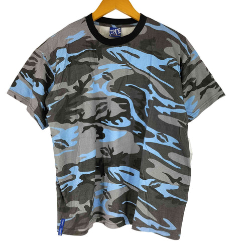 BYE JEREMY CAMO T-SHIRT BLUE カモ柄 Tシャツ メンズ JPN:M