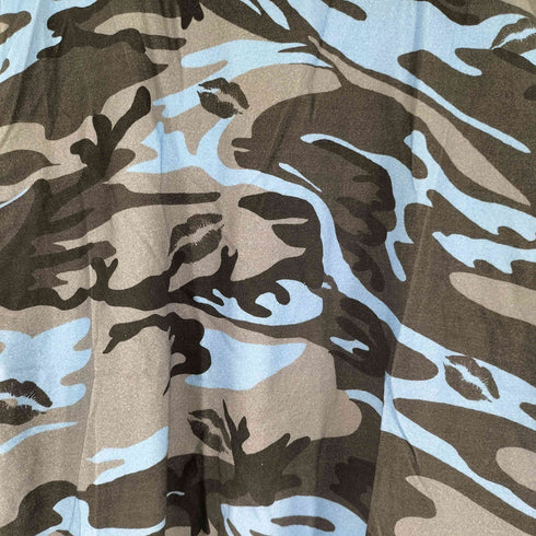 BYE JEREMY CAMO T-SHIRT BLUE カモ柄 Tシャツ メンズ JPN:M