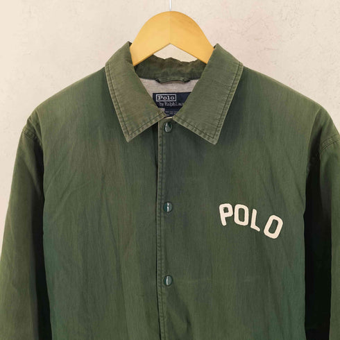 ポロバイラルフローレン Polo by RALPH LAUREN 90s コットン ナイロン コーチジャケット メンズ S