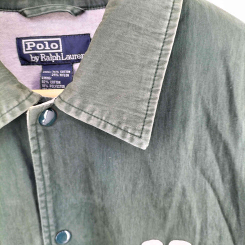 ポロバイラルフローレン Polo by RALPH LAUREN 90s コットン ナイロン コーチジャケット メンズ S