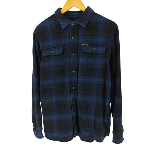 オービス ORVIS 90-00S シャドーチェック柄 ヘビーネル シャツ メンズ M