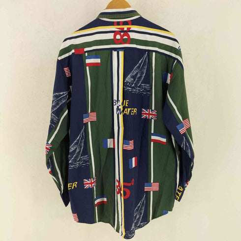 ノーティカ NAUTICA ヨット柄 ボタンダウンシャツ メンズ JPN:L