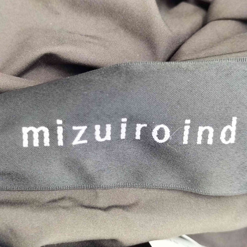 ミズイロインド mizuiro ind ドレープダウンコート レディース